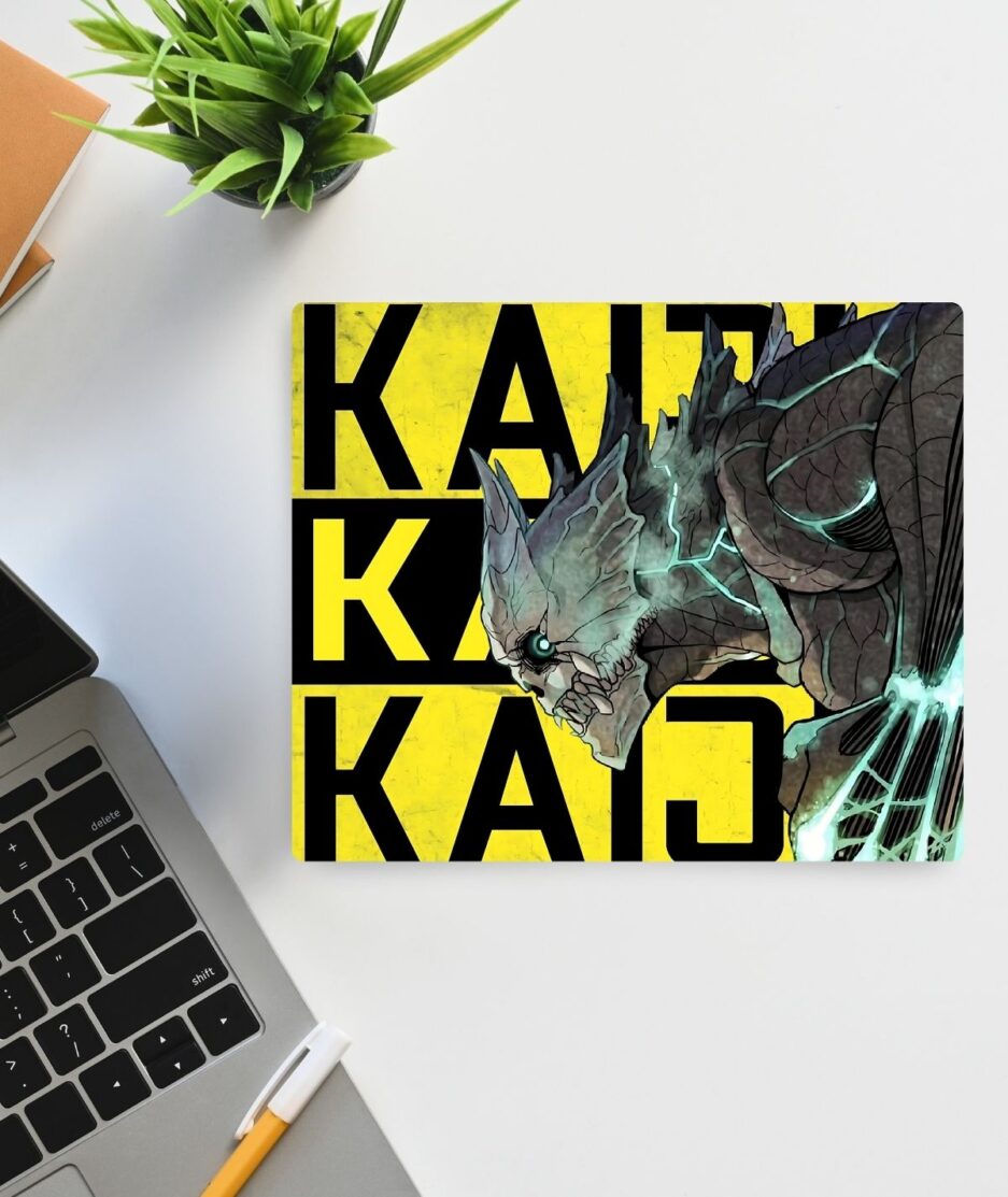 Battle Ready Kaiju mousepad - Featuring a fierce Kaiju in battle-ready stance