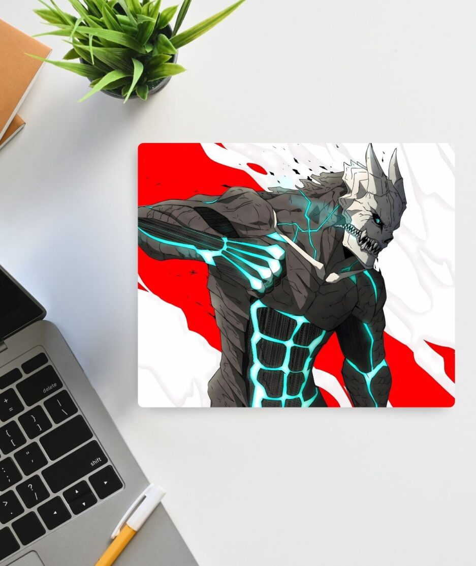 Kaiju No. 8 Power Strike mousepad - Featuring the powerful Kaiju No. 8 in action