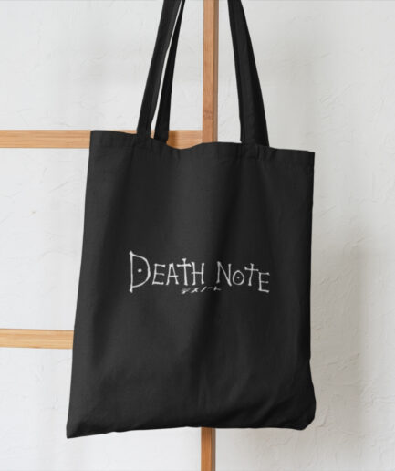 Death Note design black totebag main image