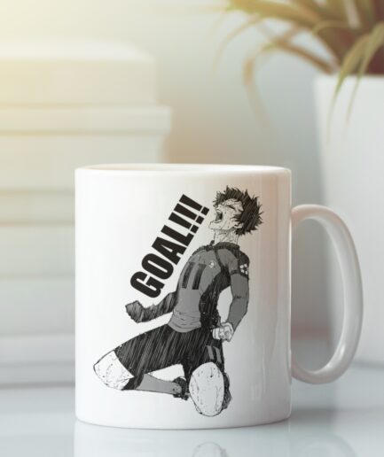 Isagi Yoichi Goal white mug main image