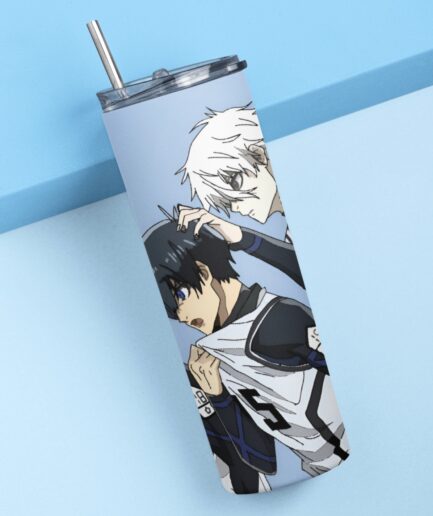 Blue Lock Unleash Your Inner Striker Metal Tumbler - Premium anime drinkware