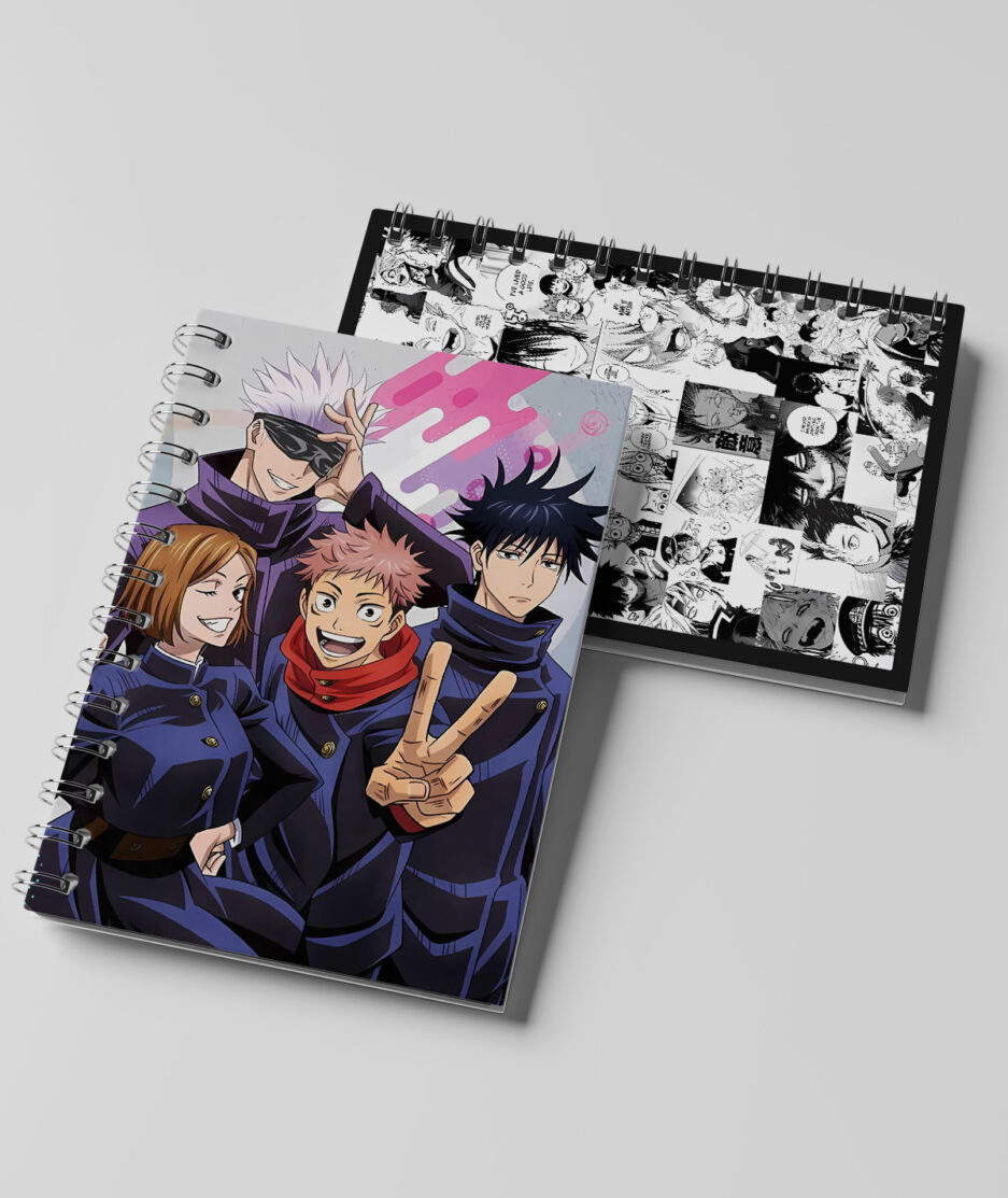 Front and back view of Jujutsu Kaisen Anime Merchandise