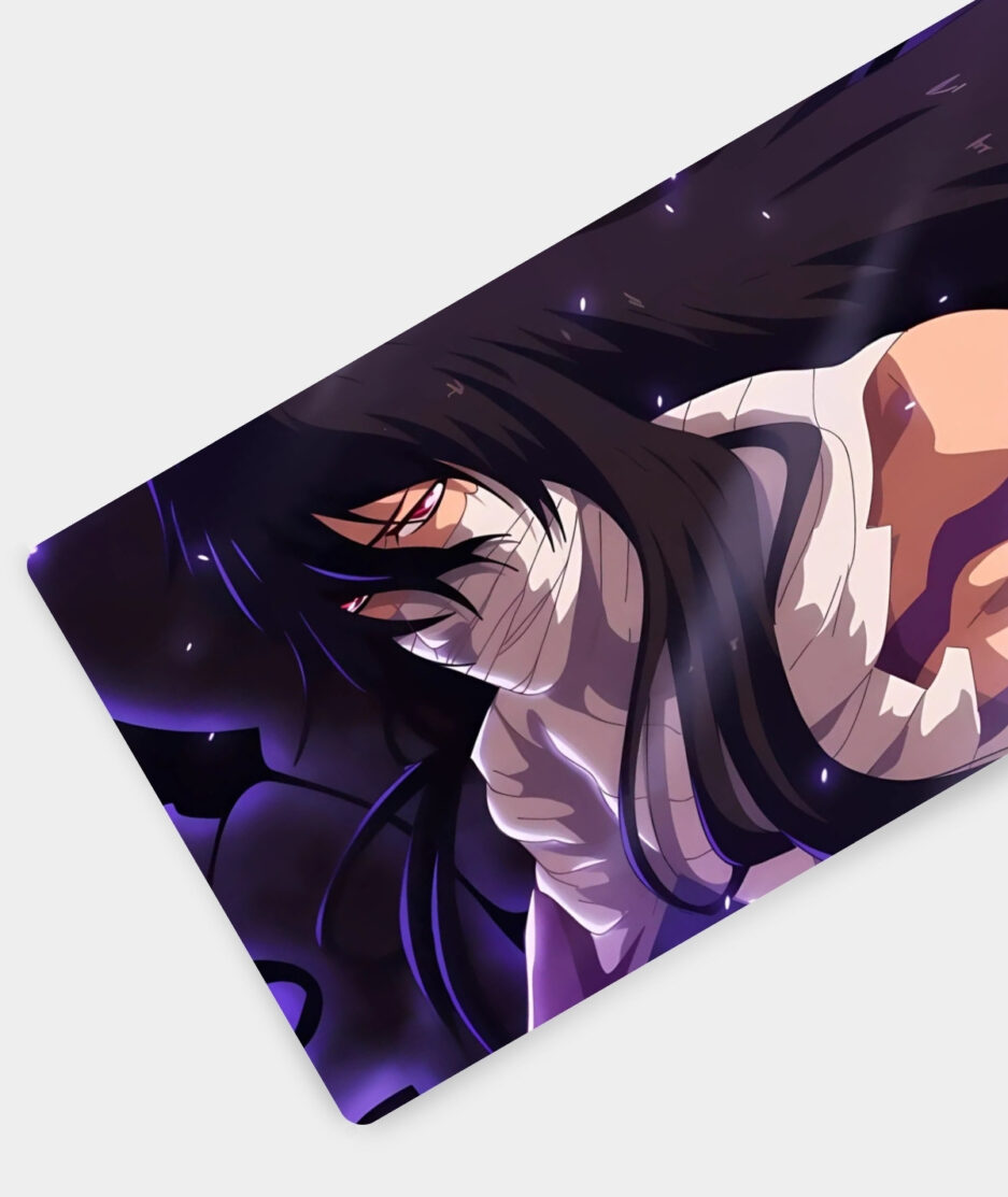 Bleach Getsuga Tenshou gaming mousepad left view - Striking anime design with precise edges