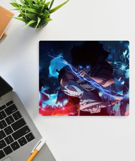 Sung Jin-woo Unstoppable Force Mousepad – Featuring Sung Jin-woo's intense power from Solo Leveling