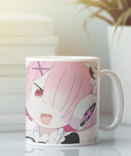 ReZero Cute Ram white mug main image