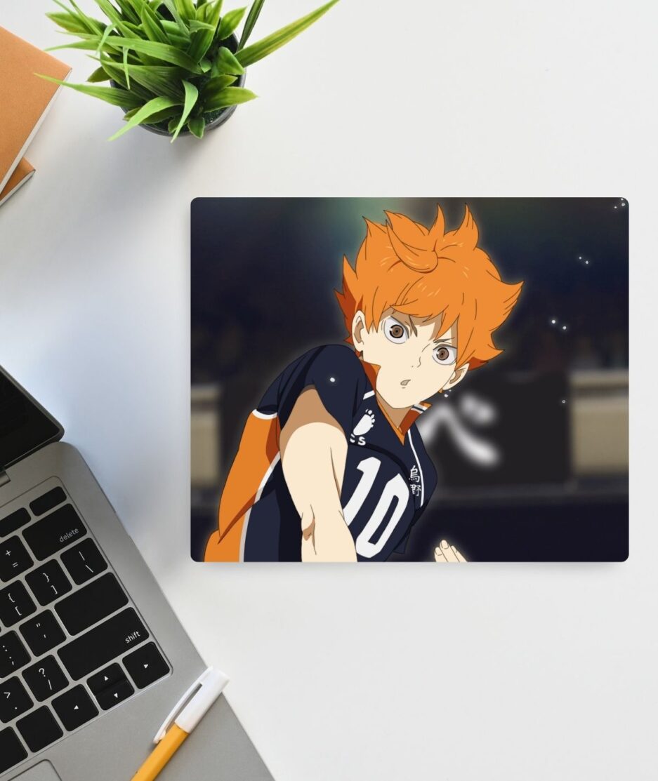 Hinata Quick Smash Mousepad – Featuring Hinata's powerful quick smash from Haikyuu!!