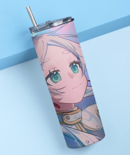 Frieren Timeless Magic Metal Tumbler - Premium anime drinkware