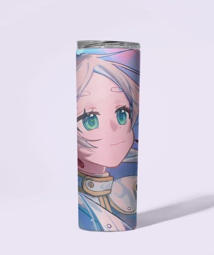 Frieren Timeless Magic Metal Tumbler aesthetic design - Anime-inspired drinkware