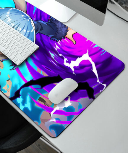 Reincarnated as a Slime gaming mousepad right view - Smooth edges and Rimuru Tempest design