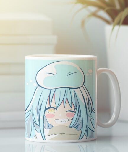 Rimuru Tempest Blue Design white mug main image