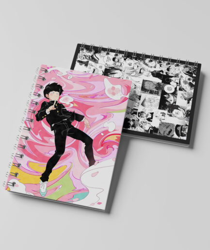 Front and back view of Mob Psycho Anime Merchandise