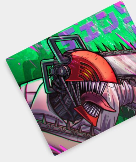 Chainsaw Man Evil Laugh mousepad aesthetic setup - An electrifying addition to any desk