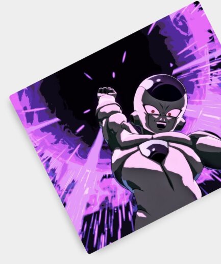 Dragon Ball Frieza mousepad aesthetic setup - Desk styled with Frieza’s iconic character design