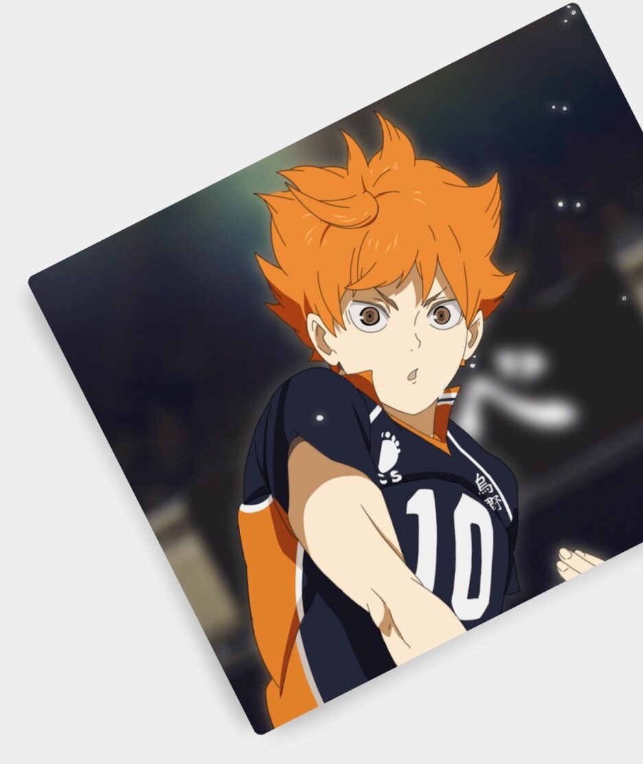 Hinata Quick Smash Mousepad aesthetic setup – Energize your desk with a Hinata-inspired design