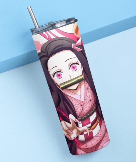 Nezuko Kamado tumbler - Premium anime drinkware