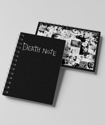 Front and back view of Death Note Anime Merchandise