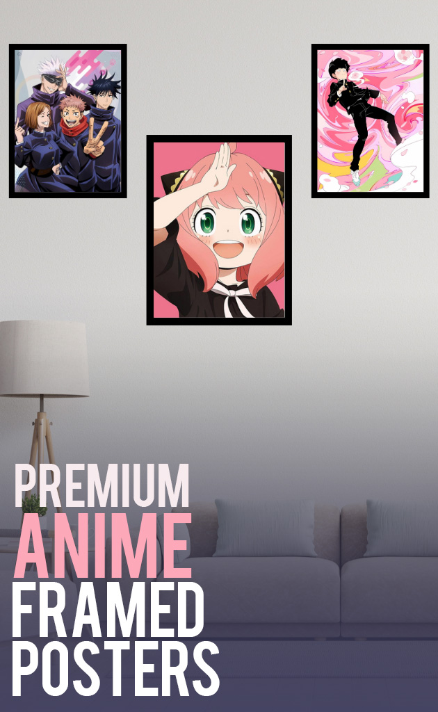 Anime framed posters – high-quality wall art for anime lovers