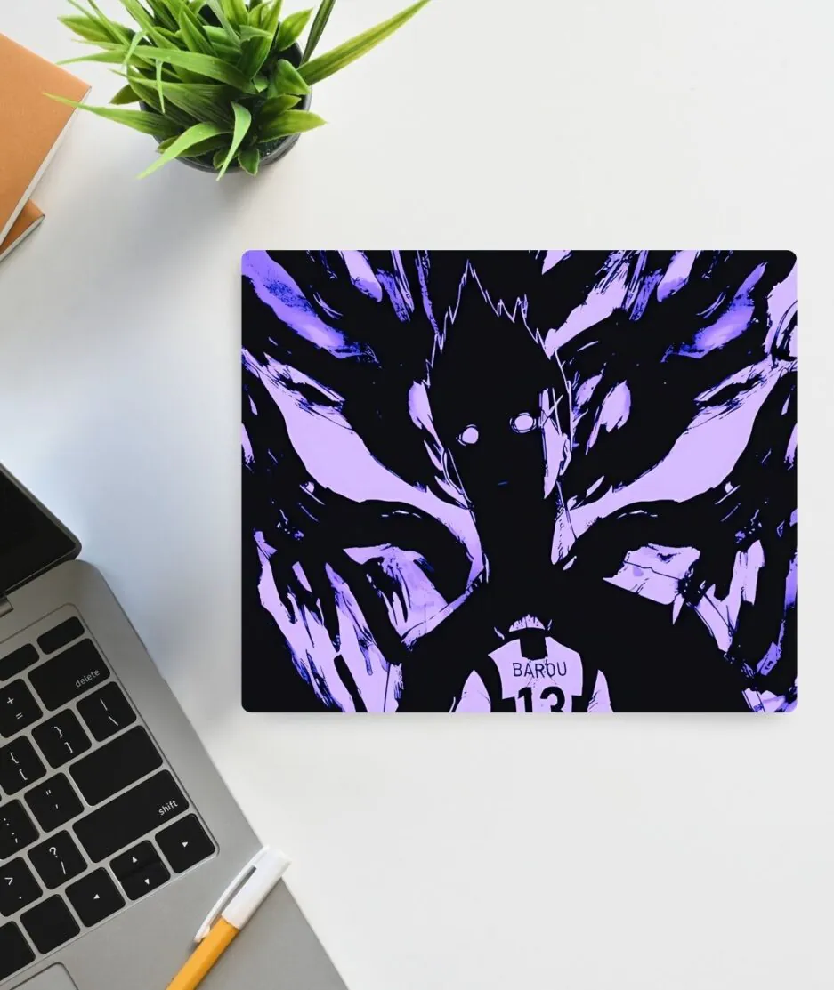 Baro Blue Lock Mousepad – Aura Edition – Featuring Baro’s fierce look and energy