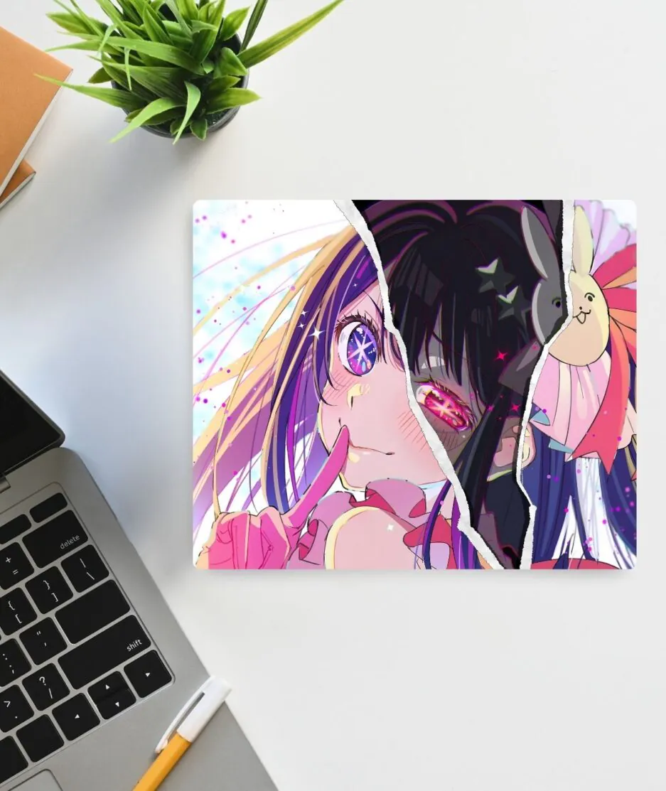Ai Hoshino Mysterious mousepad - Featuring Ai Hoshino in a captivating and enigmatic pose
