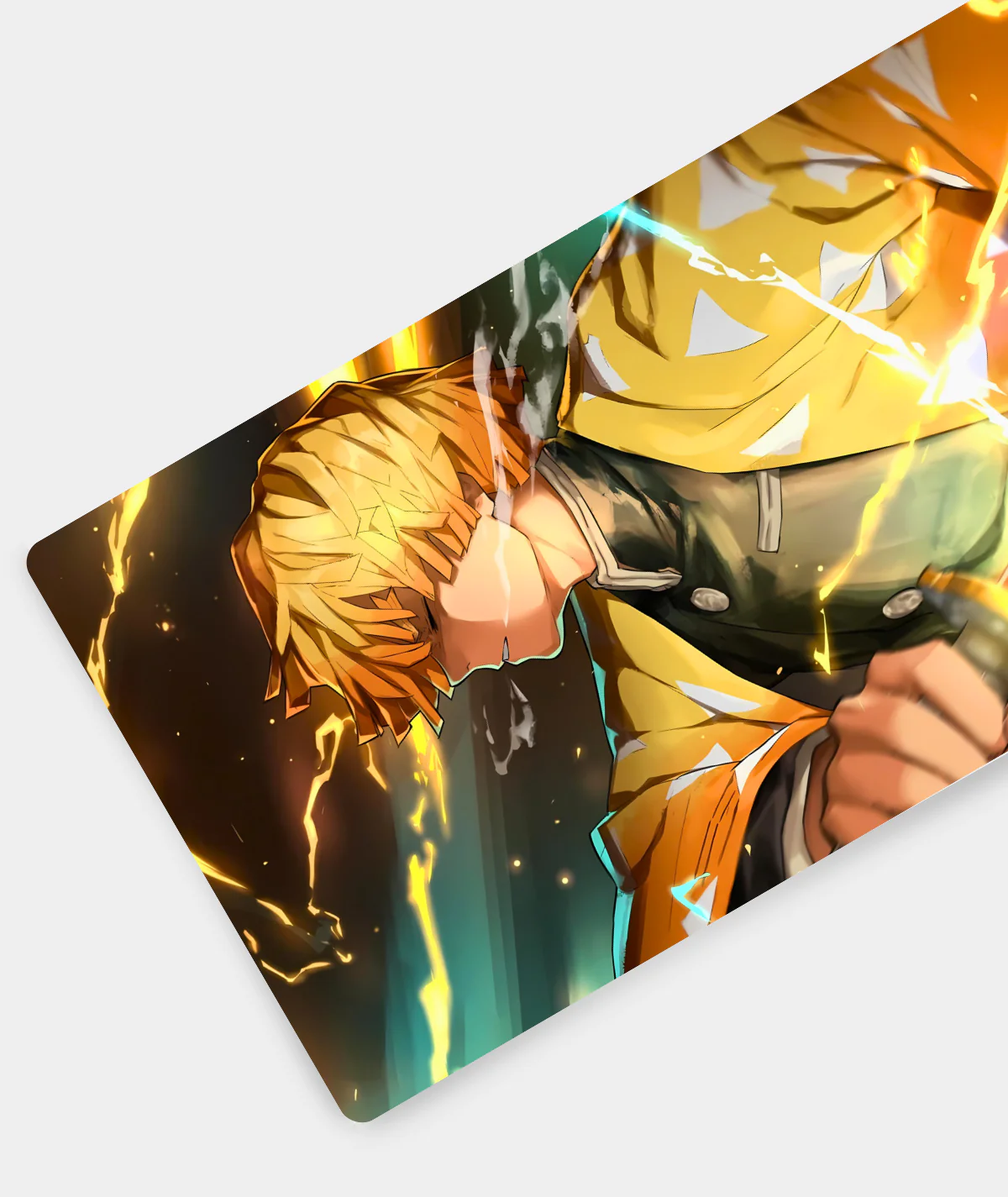 Thunder Breathing Style Zenitsu Small Gaming Pad Fanpix – Electrify Your Game