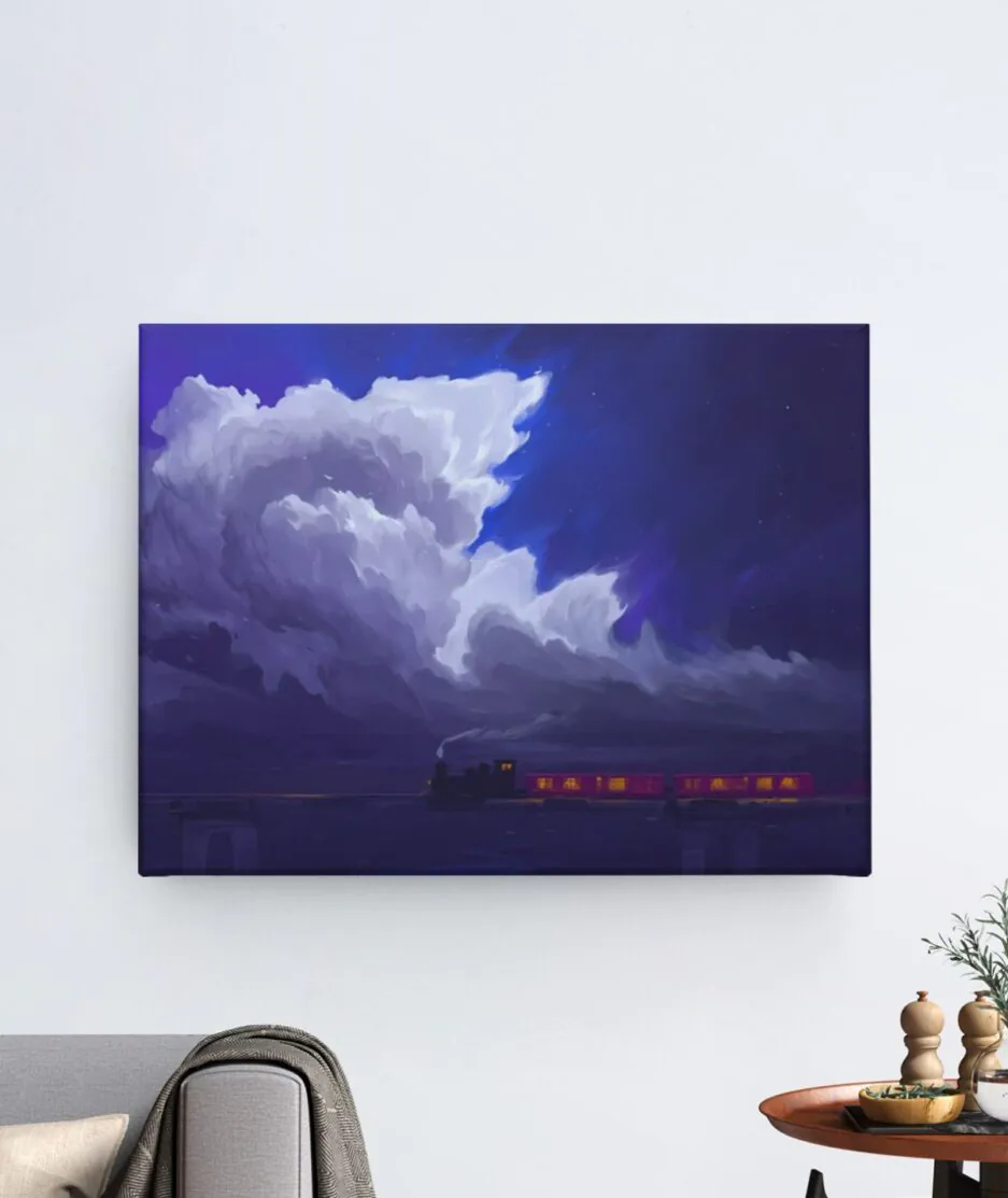 Dreamscape canvas poster - Enchanting, surreal artwork featuring ethereal dreamlike landscapes on premium canvas