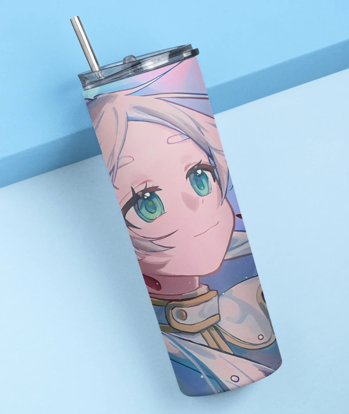 Frieren Timeless Magic Metal Tumbler - Premium anime drinkware