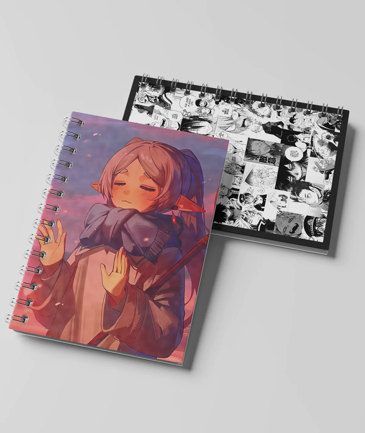 Front and back view of Frieren Anime Merchandise