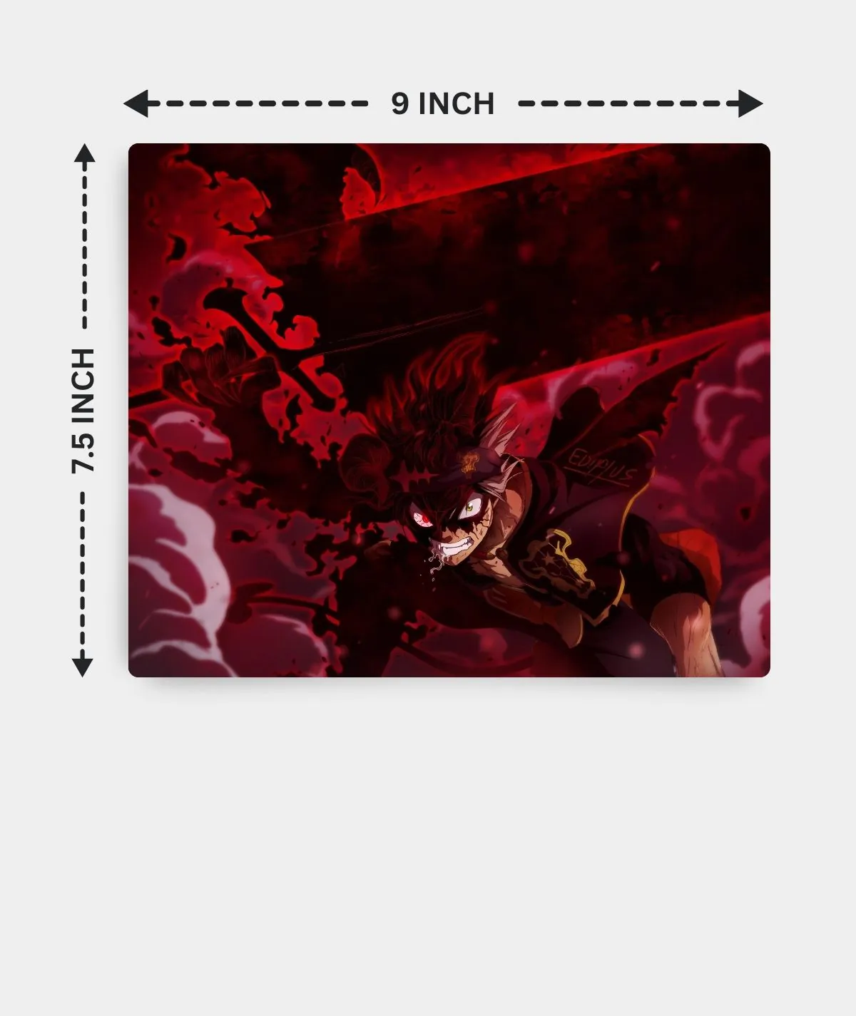 Asta Devil Power mousepad dimensions - Ideal size for work or gaming