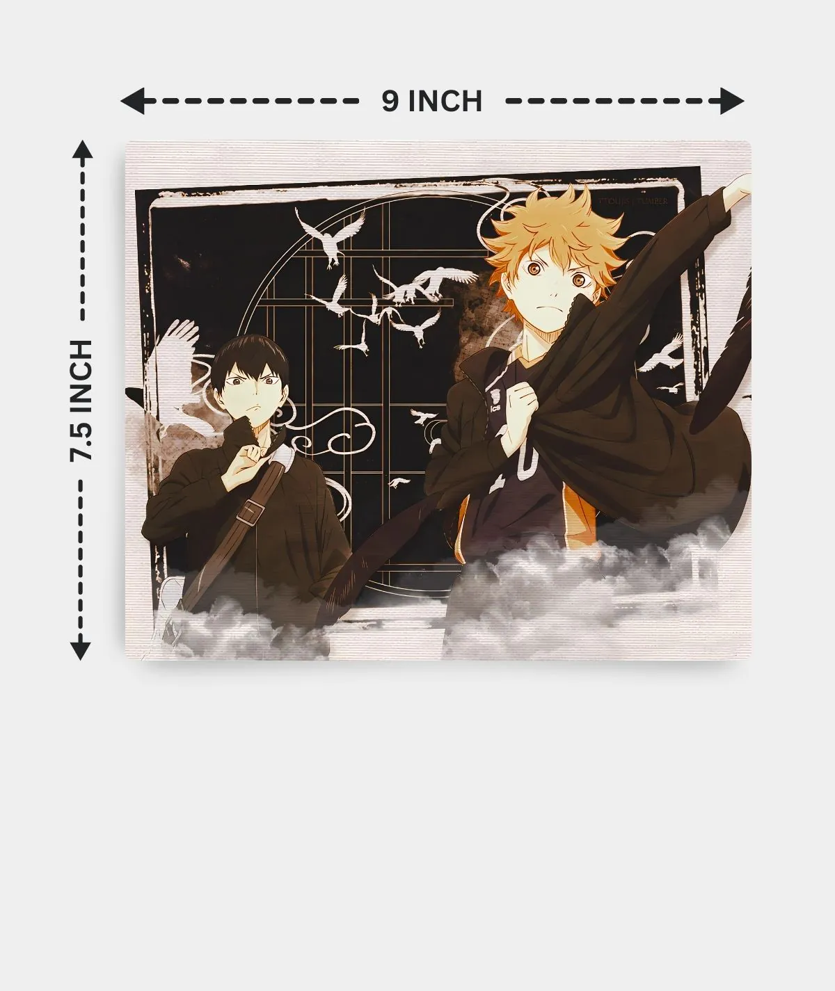 Haikyuu Intense Match mousepad dimensions - A great fit for gaming or workspace