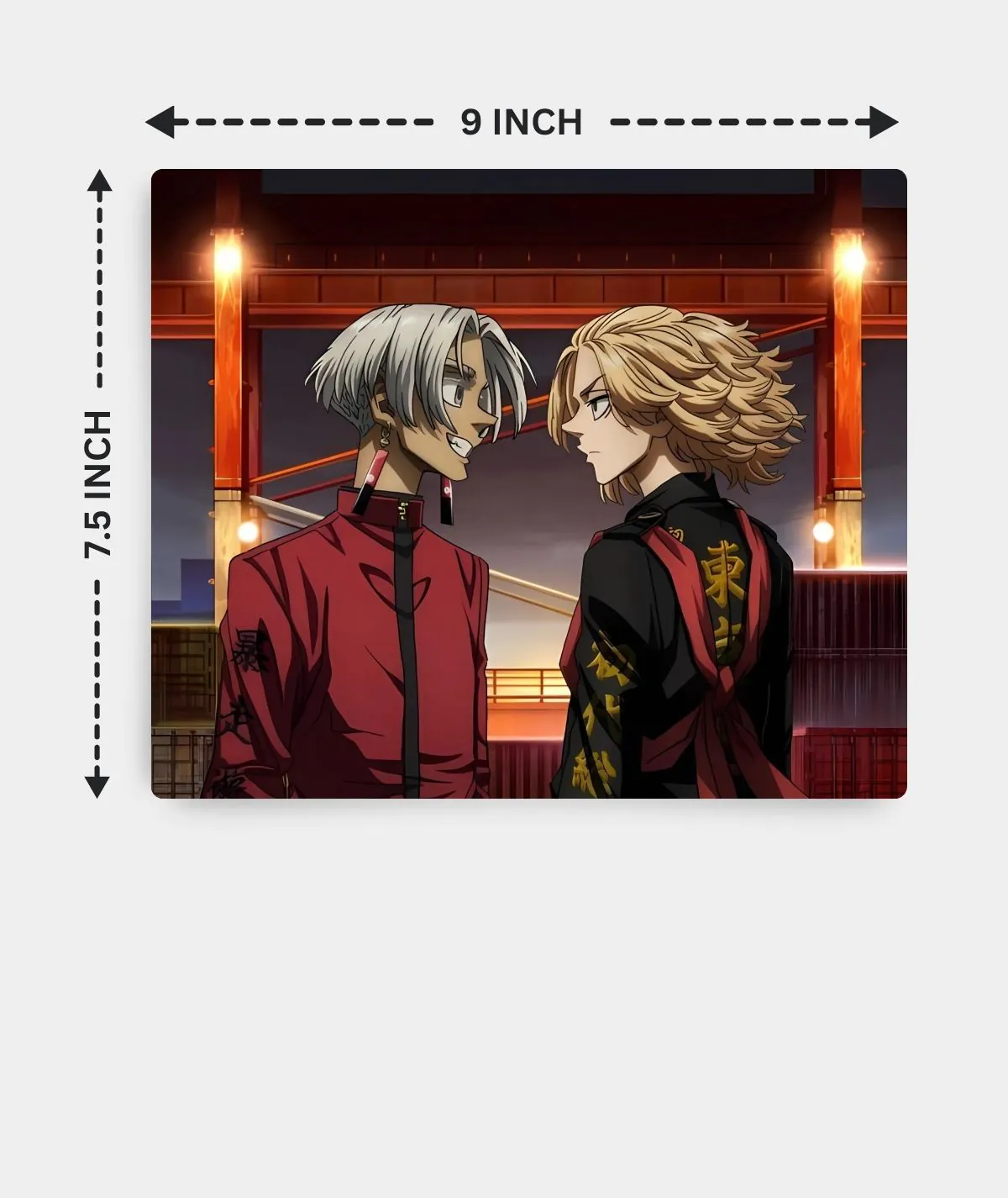 Tokyo Revengers Squad Showdown mousepad dimensions - Optimal for all desk setups