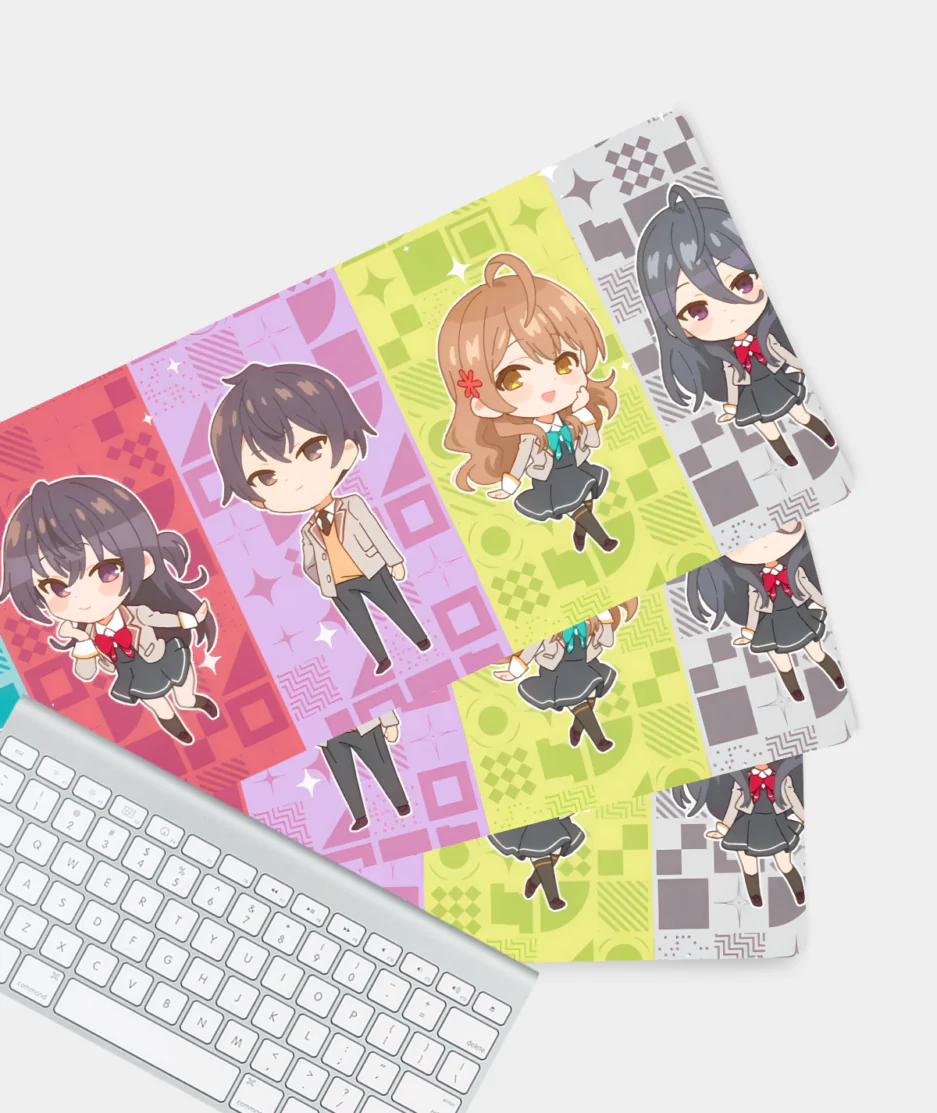 Set of three Alya Sometimes Hides Her Feelings in Russian gaming mousepads - Variety of anime designs