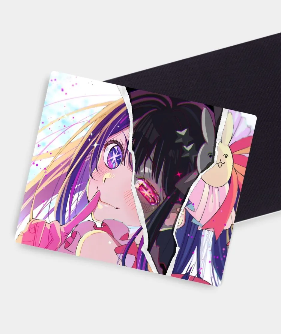 Ai Hoshino Mysterious mousepad anti-slip surface - Stay in control with a firm grip