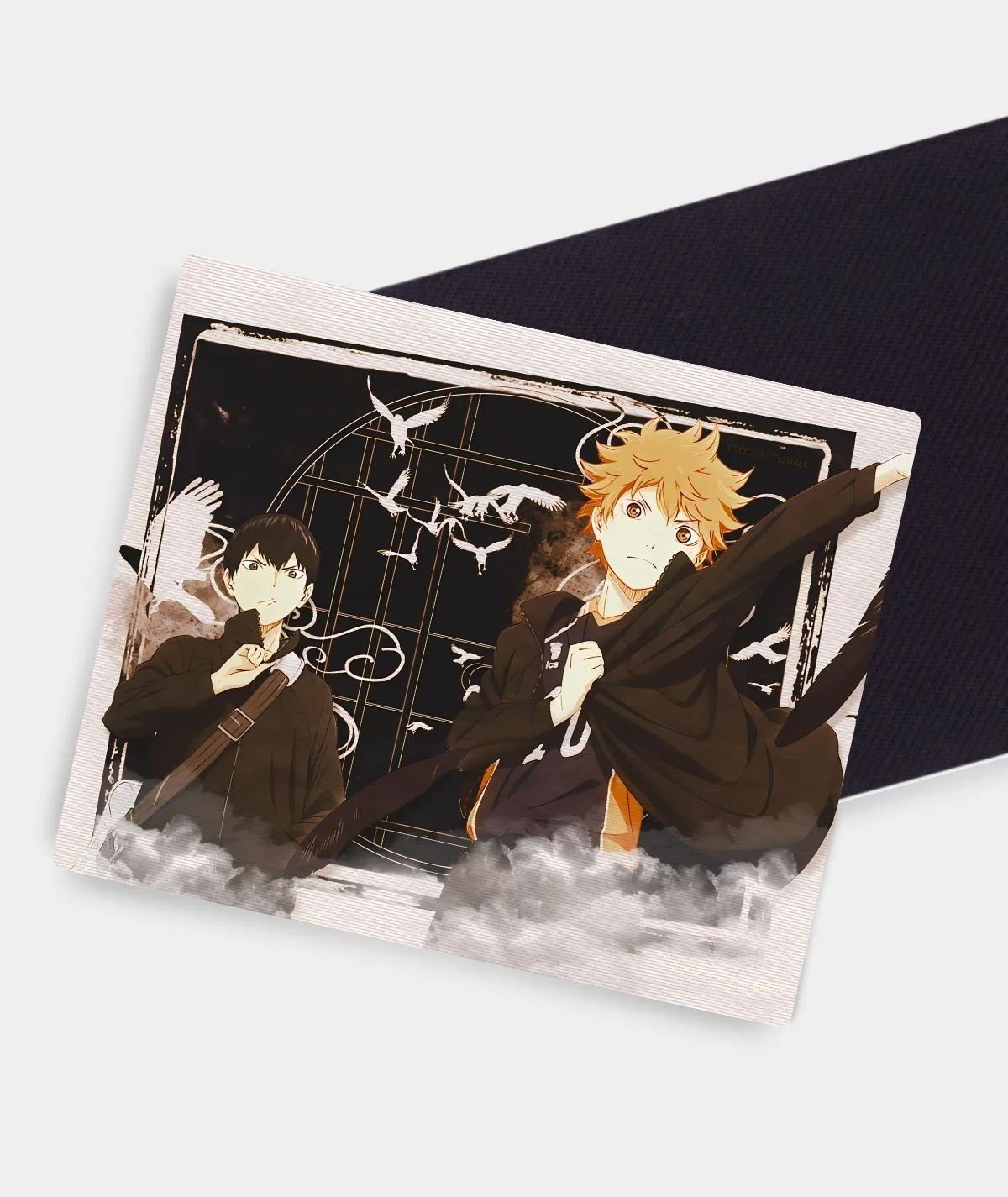 Haikyuu Intense Match mousepad anti-slip surface - Provides a firm grip for uninterrupted gameplay