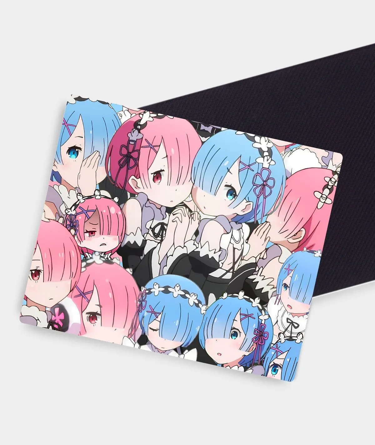 Rem and Ram Kawaii mousepad anti-slip surface - Secure and smooth control