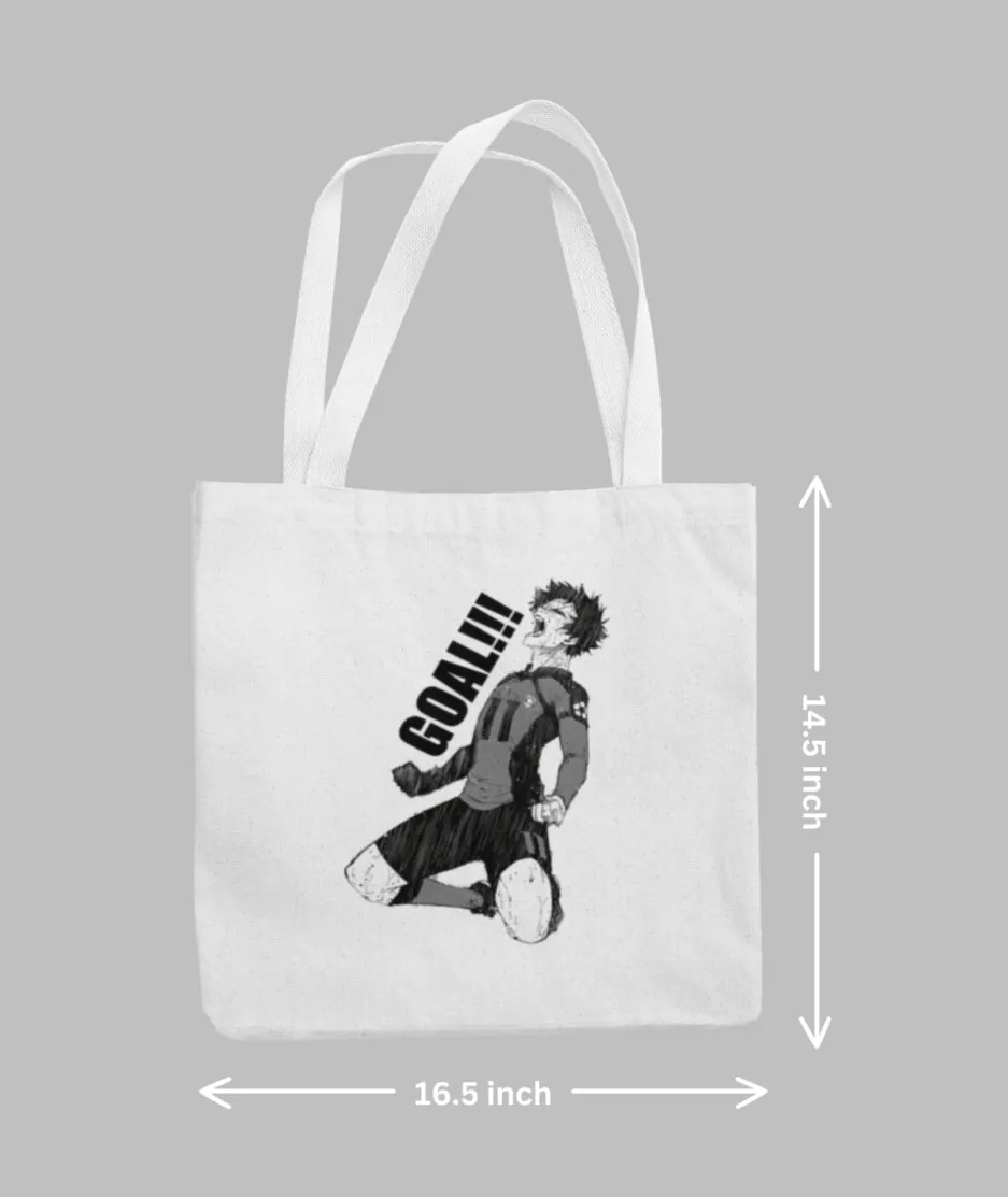 Isagi Yoichi Goal Celebration Totebag Dimension Chart