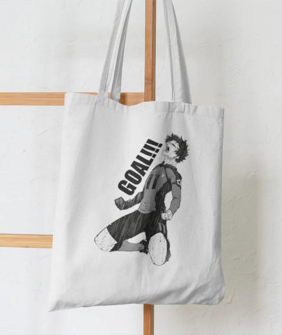 Isagi Yoichi Goal Celebration Totebag – Blue Lock Design