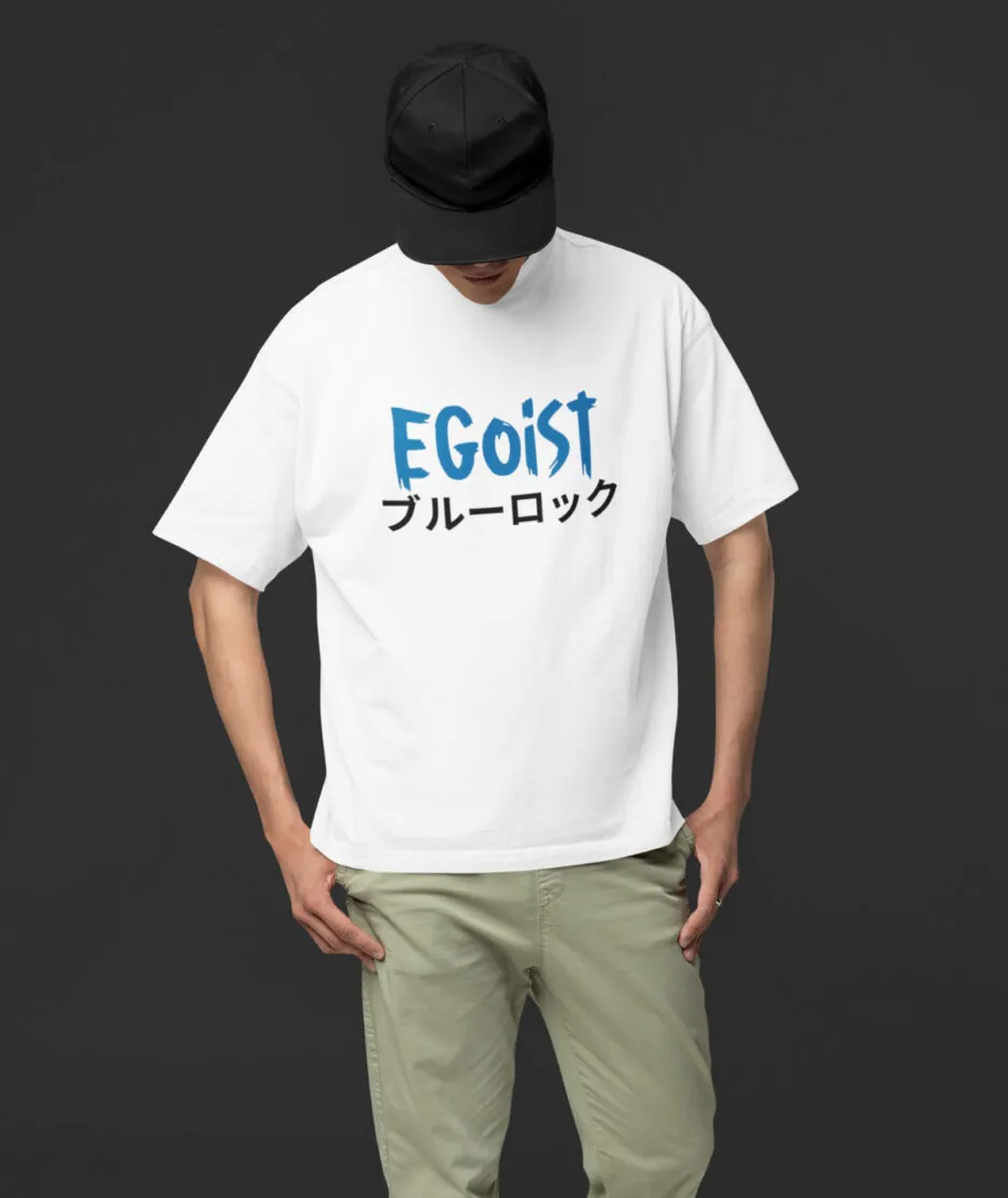 Blue Lock oversize t-shirt front design – dynamic anime-inspired fashion