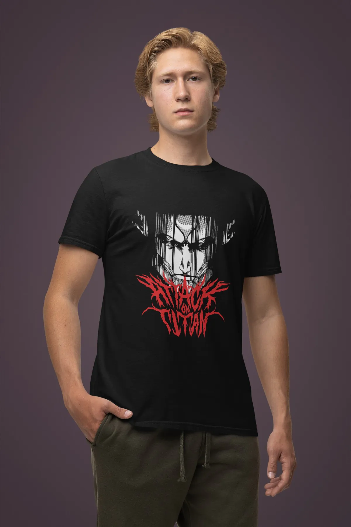 Titans Rage – Unleash the Fury of the Titans Black Supima Unisex T-Shirt Full View