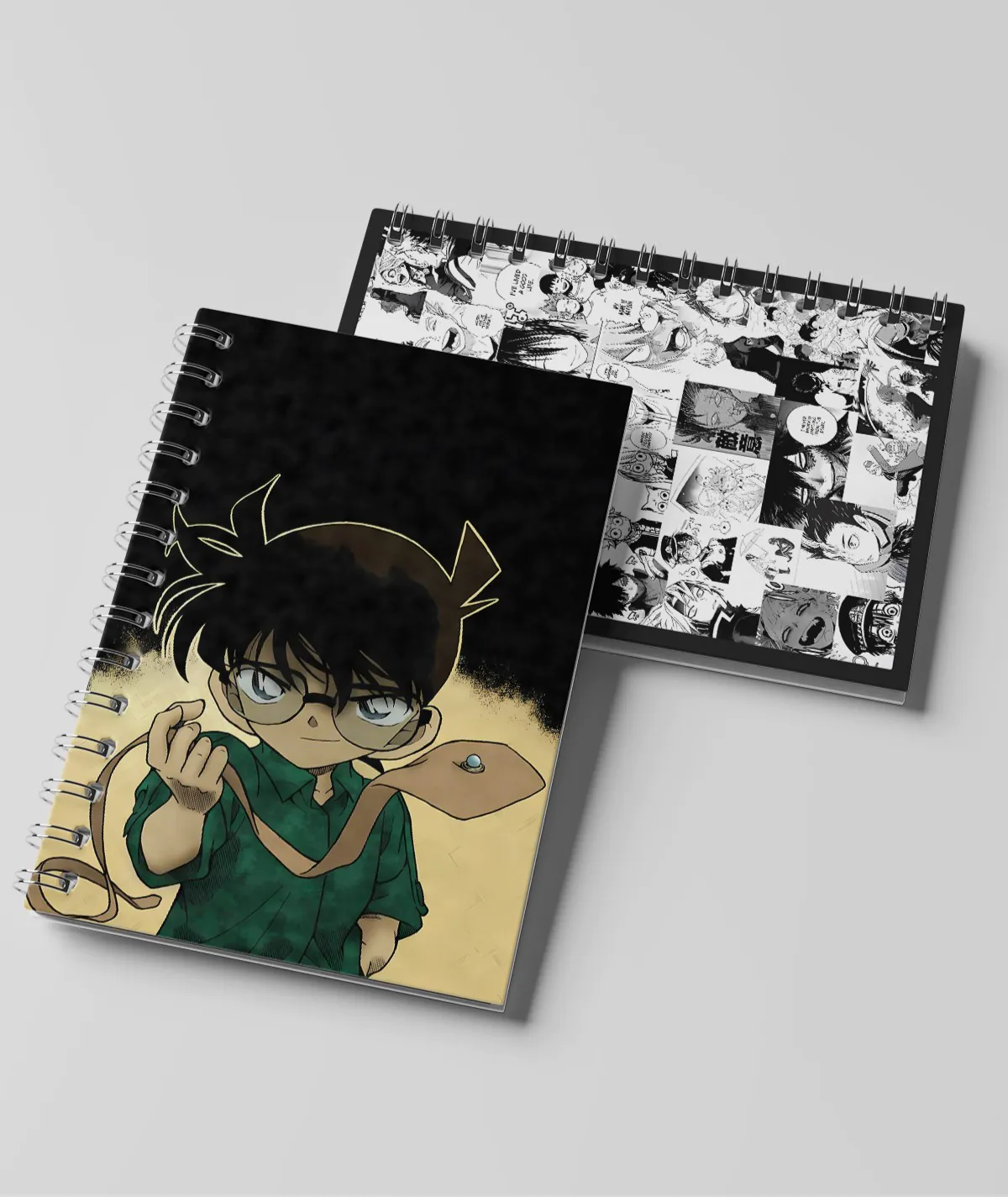 Front and back view of Detective Conan A5 Sketchbook featuring anime artwork