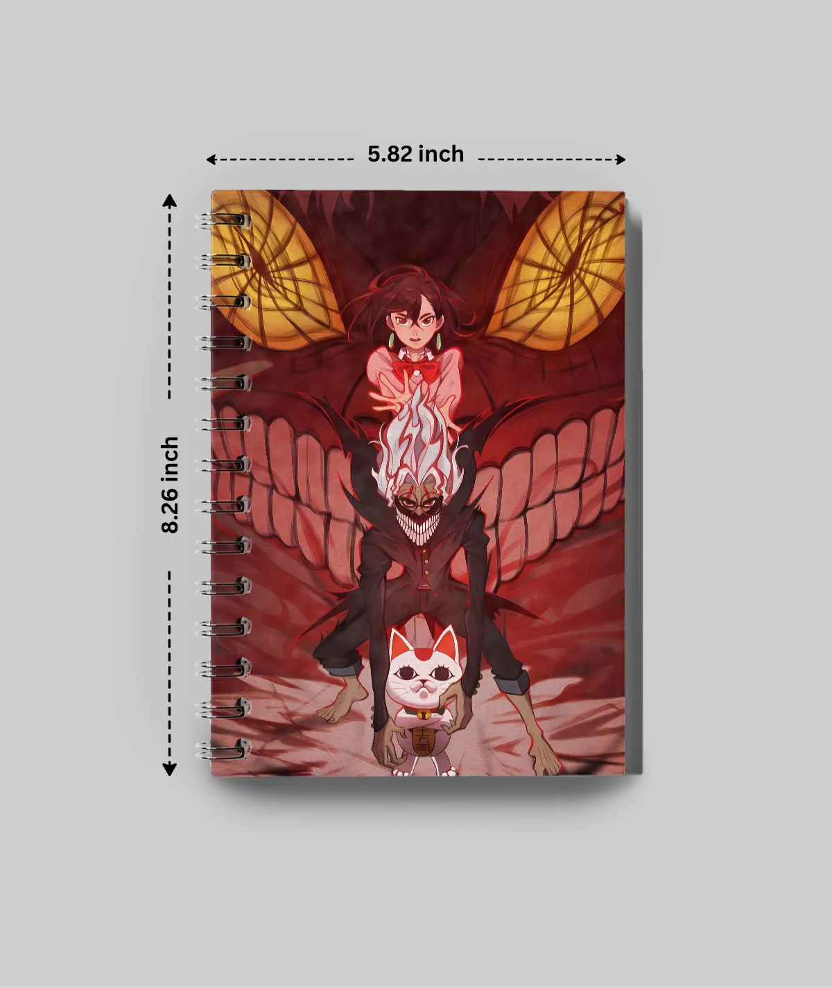 Dimensions of Dan Da Dan A5 Sketchbook, Dan Da Dan anime-inspired